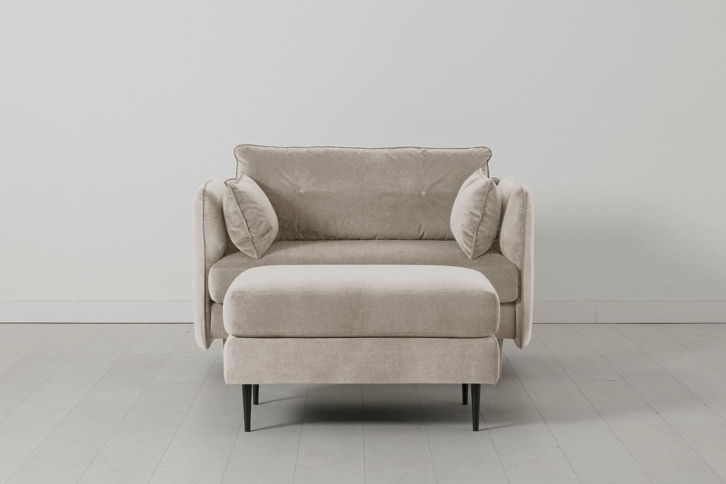 Model 19 Loveseat, Kreideweiß