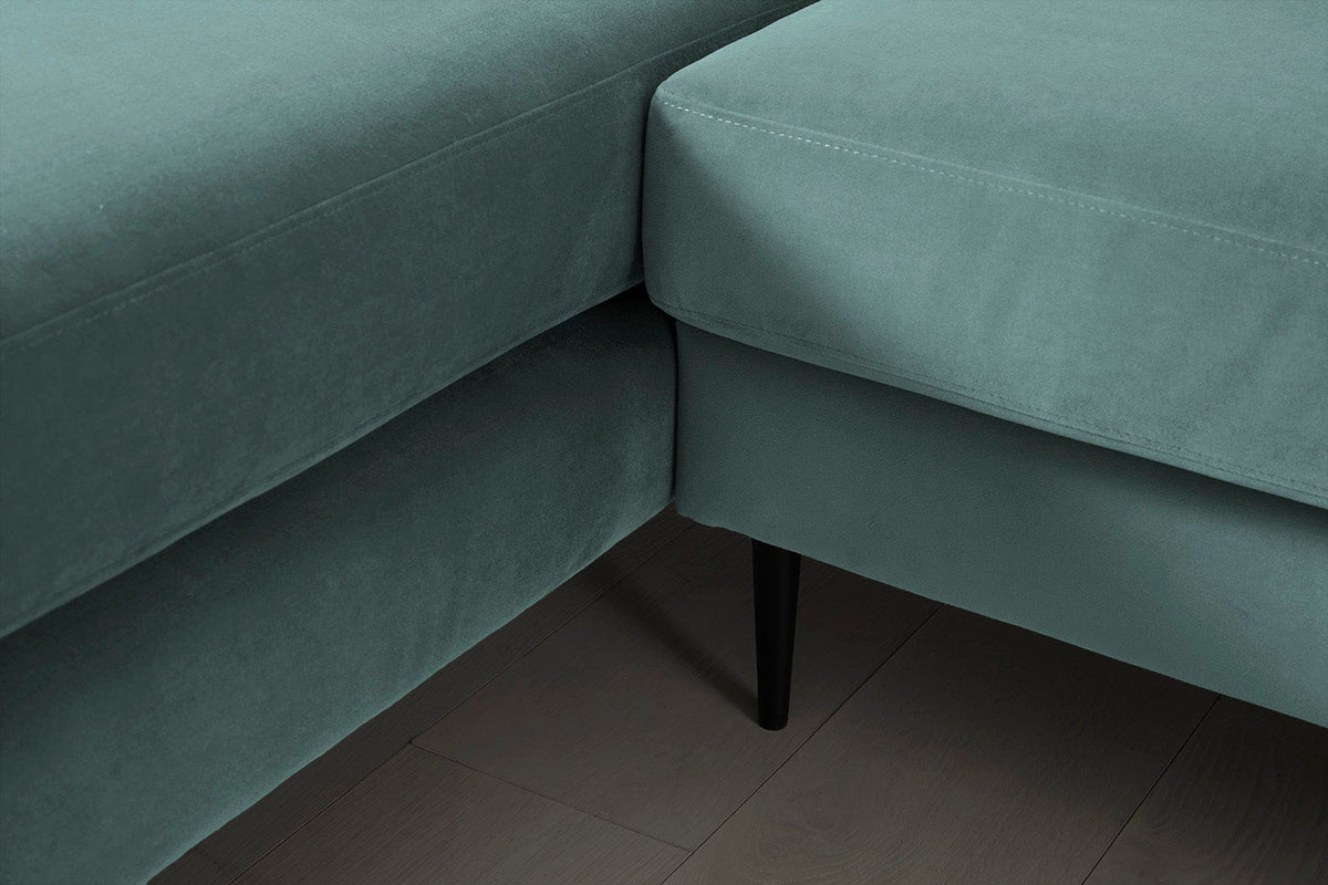 Model 19 3 Seater Left Chaise Sofa, Airforce — Model 19 - Detail - Airforce 01