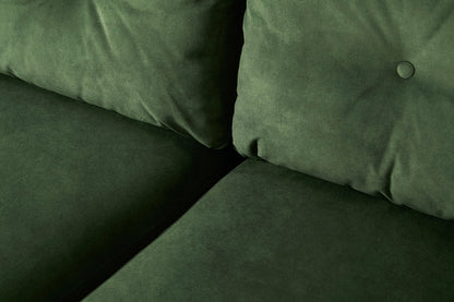Model 19 2 Seater Sofa with Ottoman - Conifer