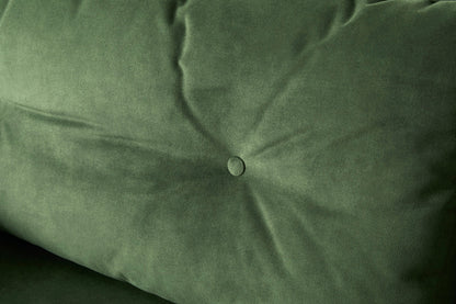 Model 19 2 Seater Sofa with Ottoman - Conifer