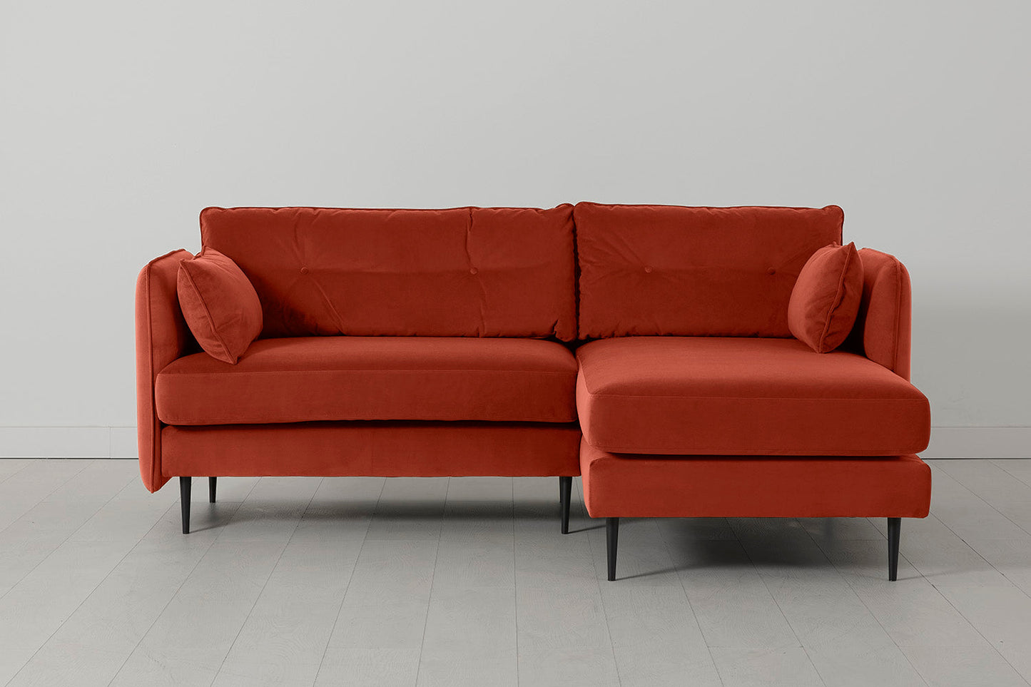 Model 19 3 Seater Right Chaise Sofa, Paprika