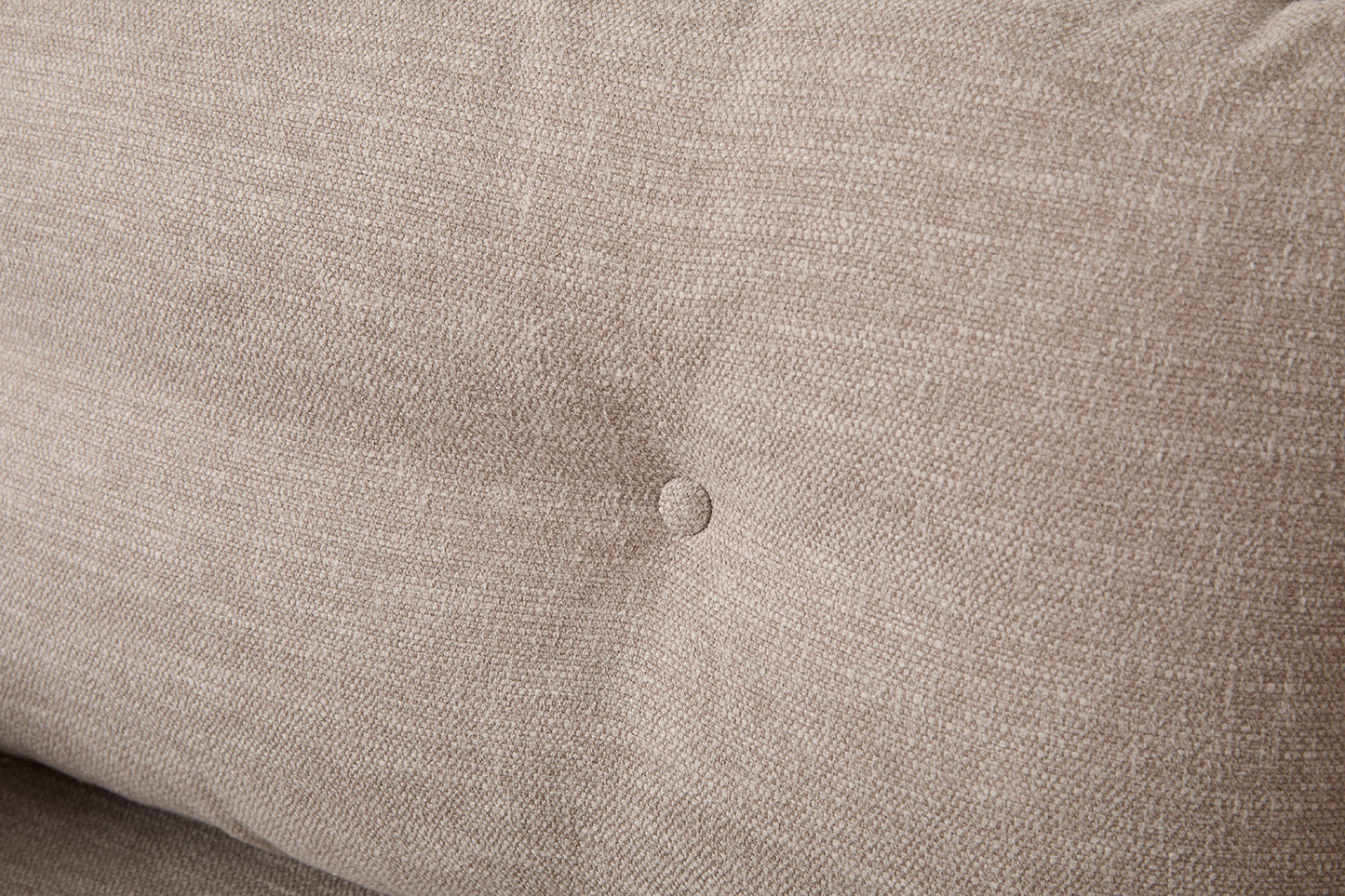 Model 19 Zweisitzer-Sofa mit Polsterhocker, Steingrau