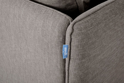 Model 19 2 Seater Sofa with Ottoman - Shadow