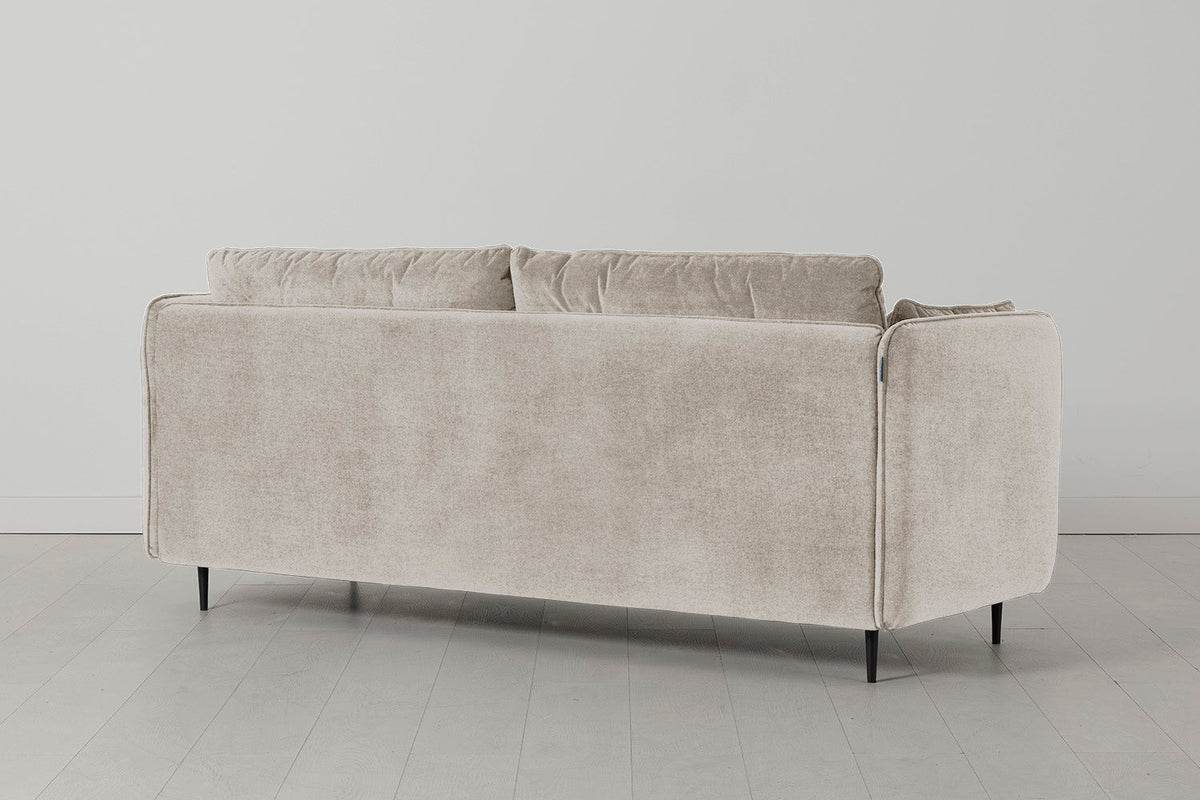 Model 19 3 Seater Sofa with Ottoman, Chalk