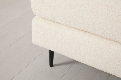 Model 19 Ottoman, Ivory — Detail view