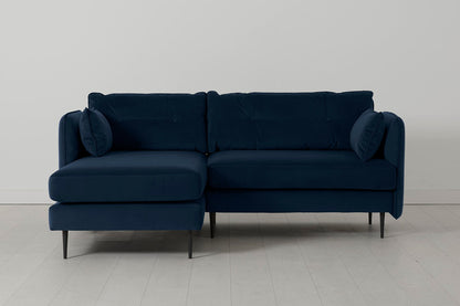 Model 19 Three-Seater Left Chaise Sofa, Indigo — Left Chaise Sofa 01
