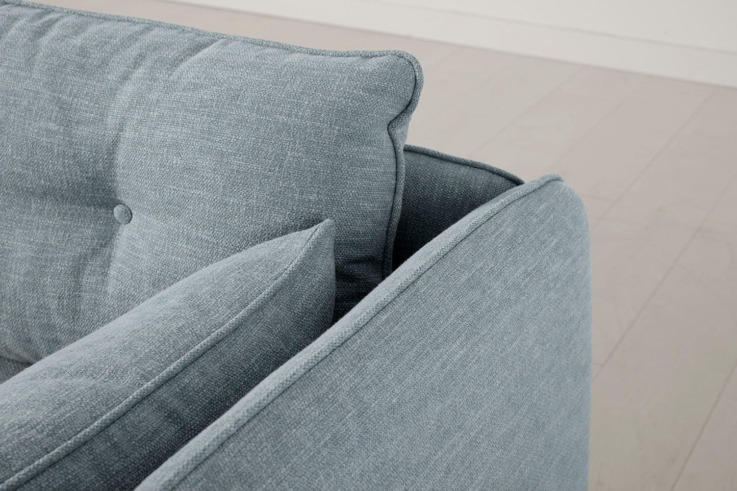 Model 19 Loveseat, Meerglasblau