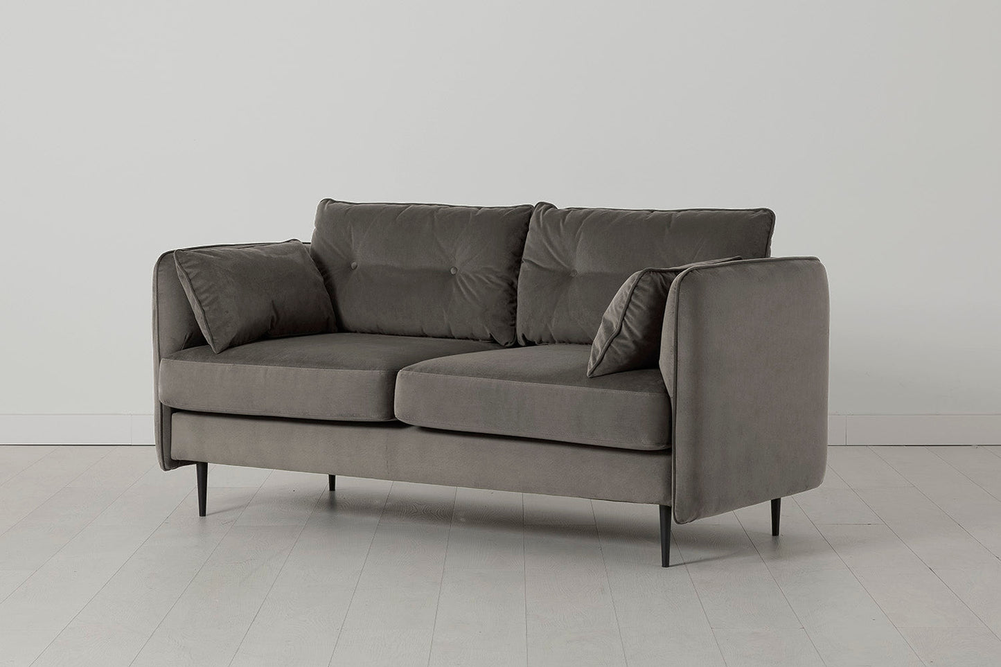 Model 19 Zweisitzer-Sofa, Elefantengrau