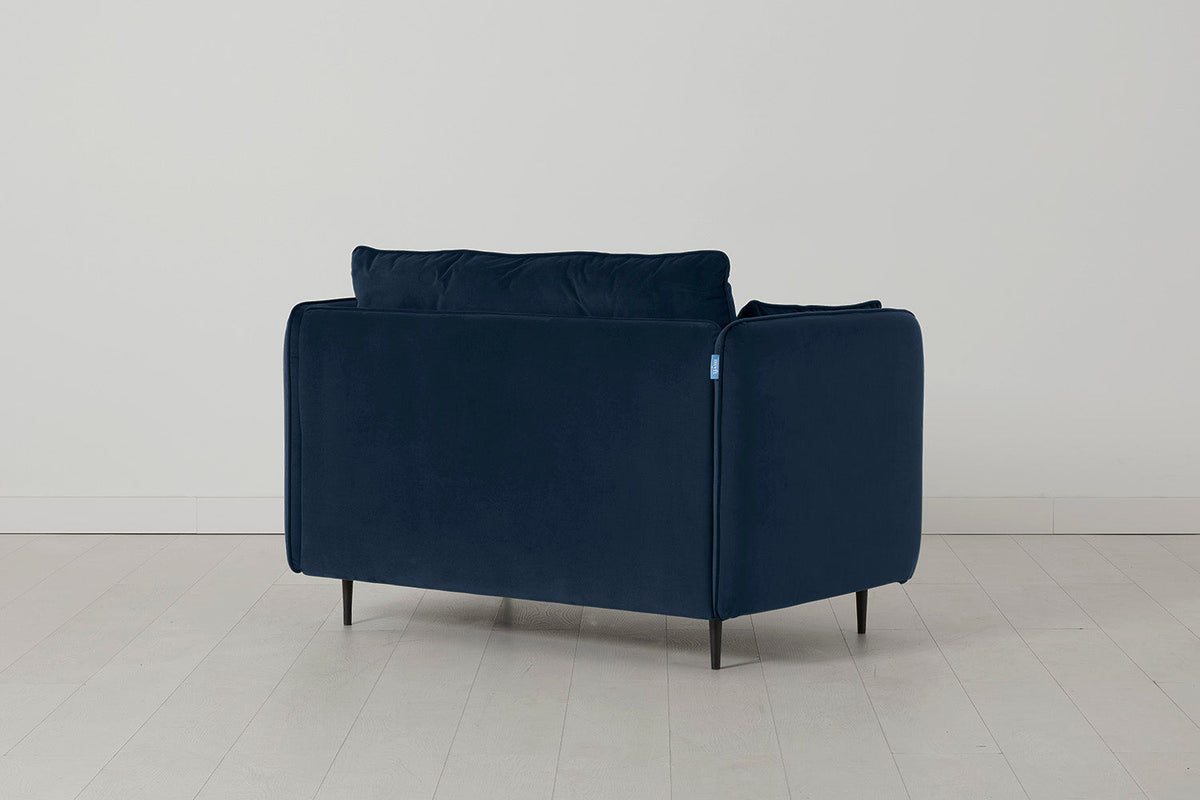 Model 19 Loveseat Sofa, Indigo — Model 19 - Loveseat - Indigo 05