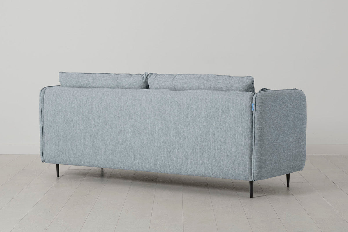 Model 19 3 Seater Sofa with Ottoman, Seaglass
