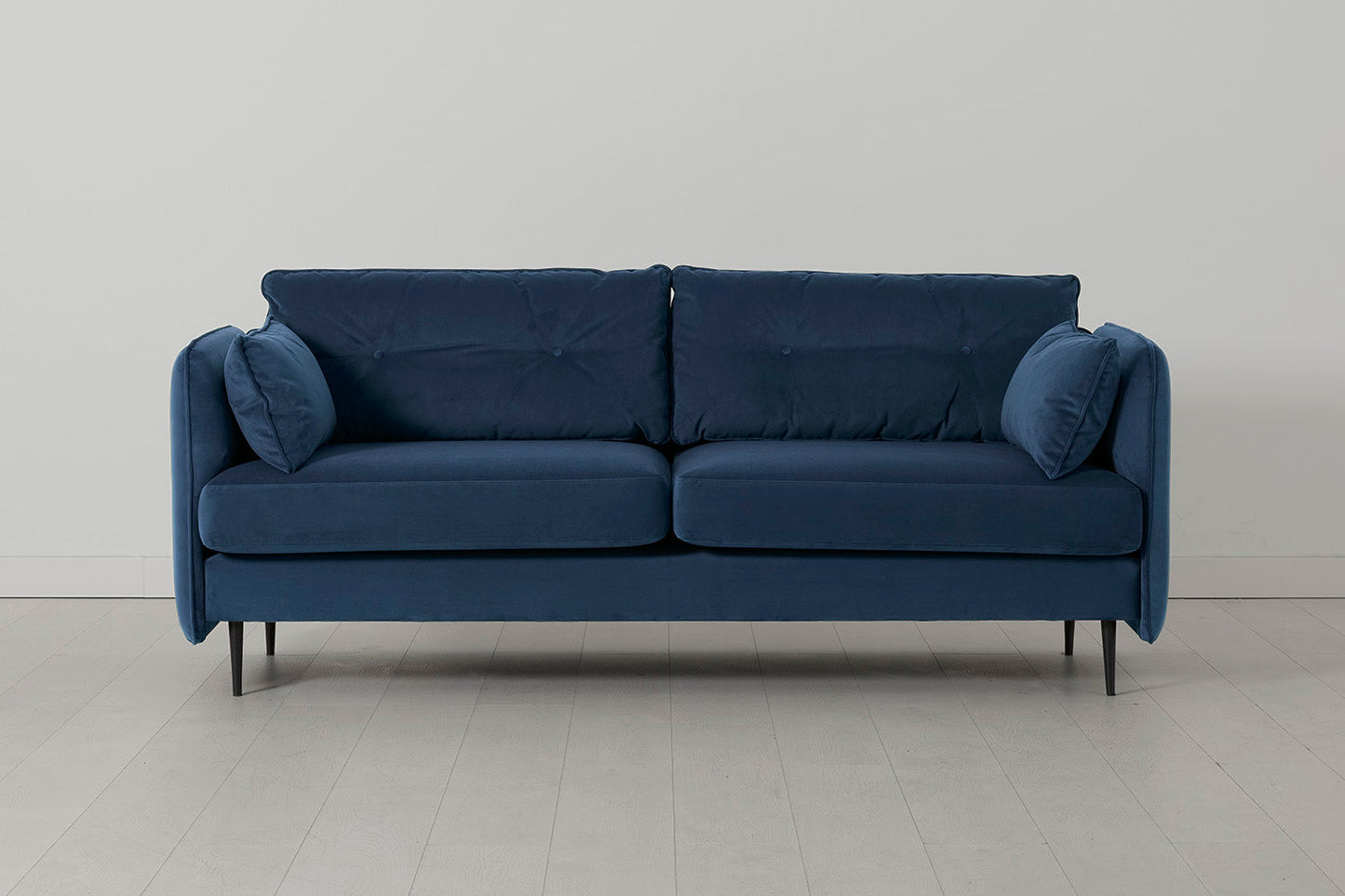 Model 19 Dreisitzer-Sofa, Blaugrün