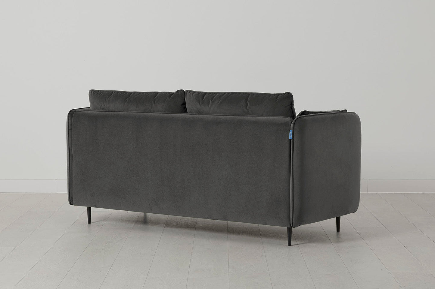 Model 19 Zweisitzer-Sofa, Dunkelgrau