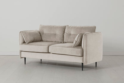 Model 19 2 Seater Sofa with Ottoman, Chalk — Model 19 - 2 Seater - Chalk 04