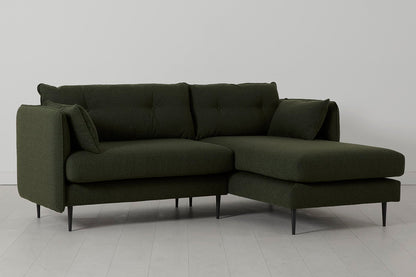 Model 19 3 Seater Right Chaise Sofa, Fern — Side View