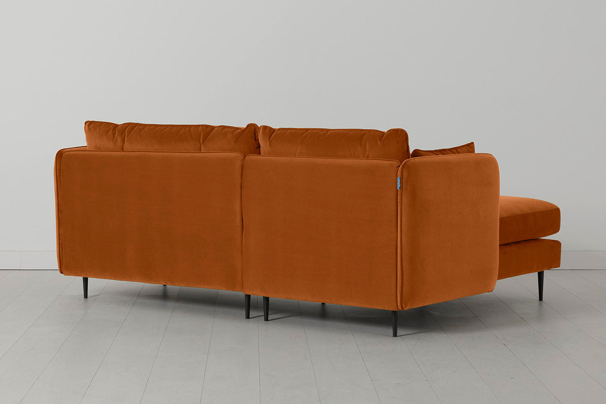 Model 19 Dreisitzer Chaiselongue-Sofa (Links), Bronze