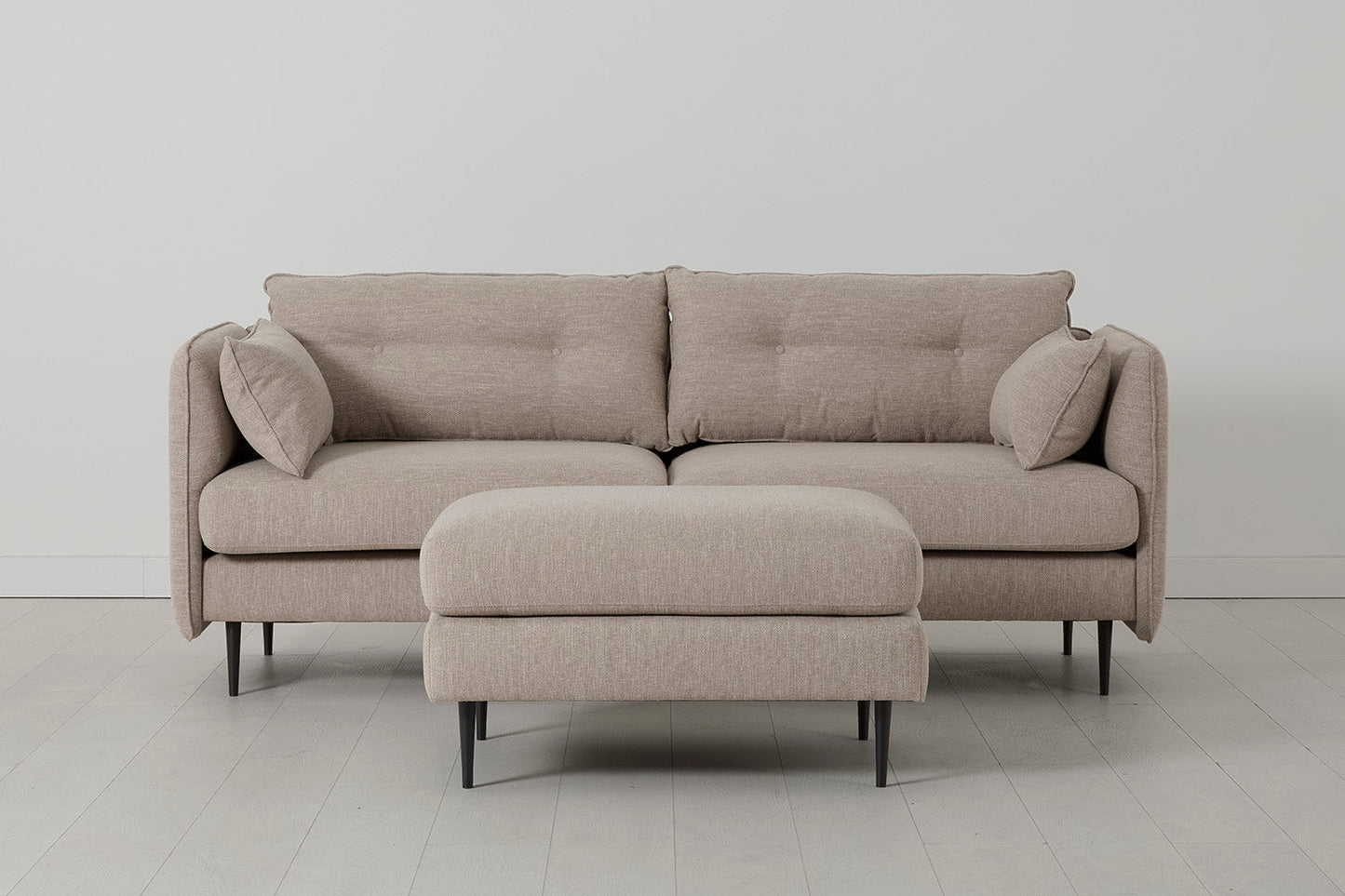 Model 19 3 Seater Sofa, Pumice