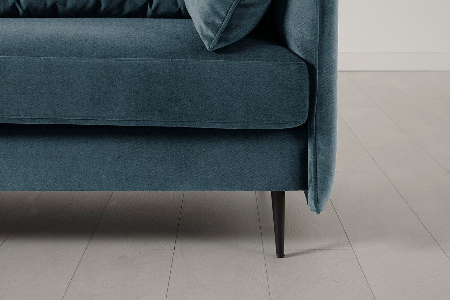 Model 19 Zweisitzer-Sofa, Wasserblau