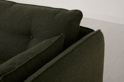 Model 19 3 Seater Right Chaise Sofa, Fern — Detail View