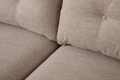 Model 19 3 Seater Right Chaise Sofa, Pumice — Model 19 - Detail - Pumice 08