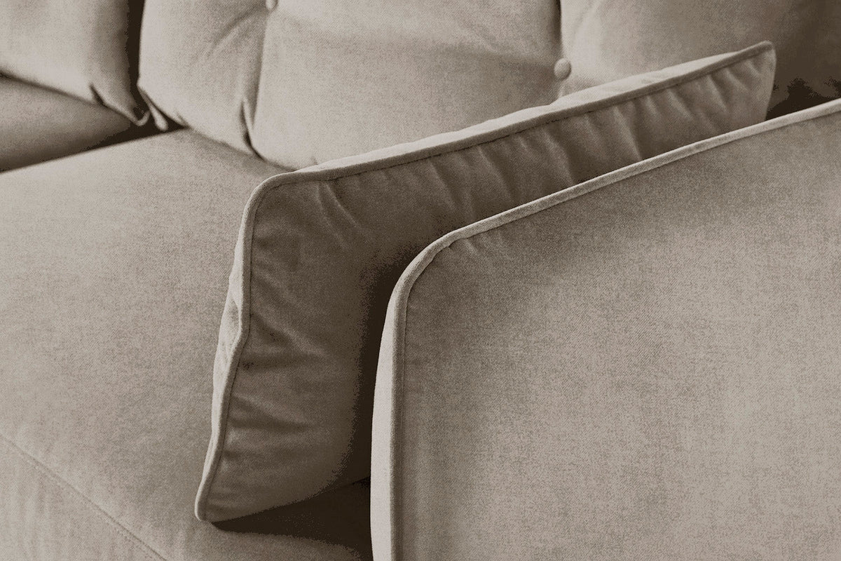 Model 19 3 Seater Sofa with Ottoman, Chalk