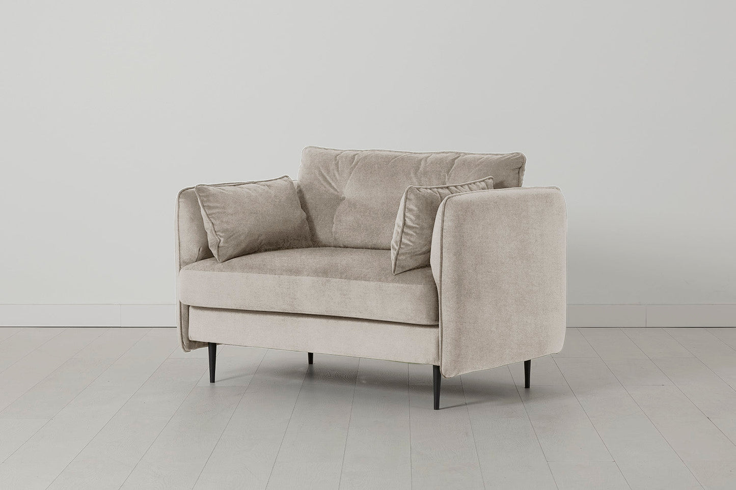Model 19 Loveseat, Kreideweiß