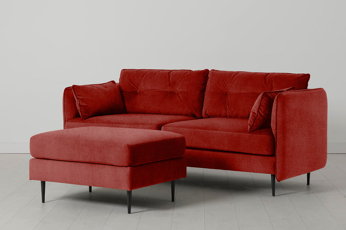 Model 19 3 Seater Sofa, Harissa — three-quarter view
