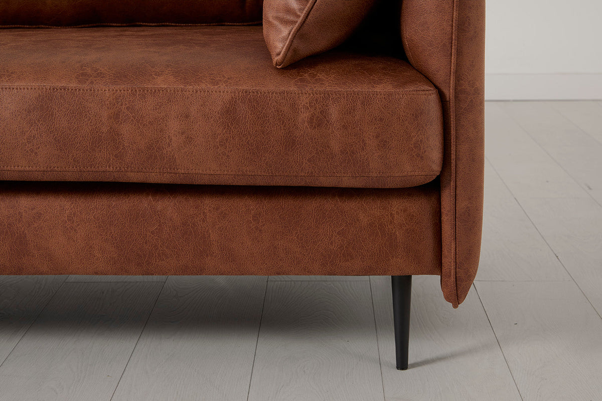 Model 19 2 Seater Sofa, Chestnut — Model 19 - Detail - Chestnut 10
