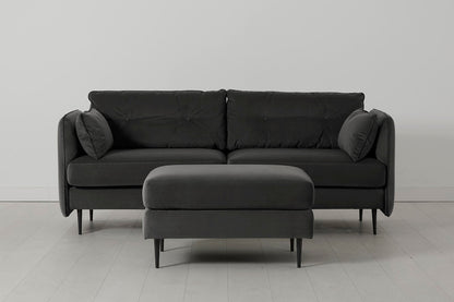 Model 19 3 Seater Sofa, Charcoal — Model 19 - 3 Seater - Charcoal 02