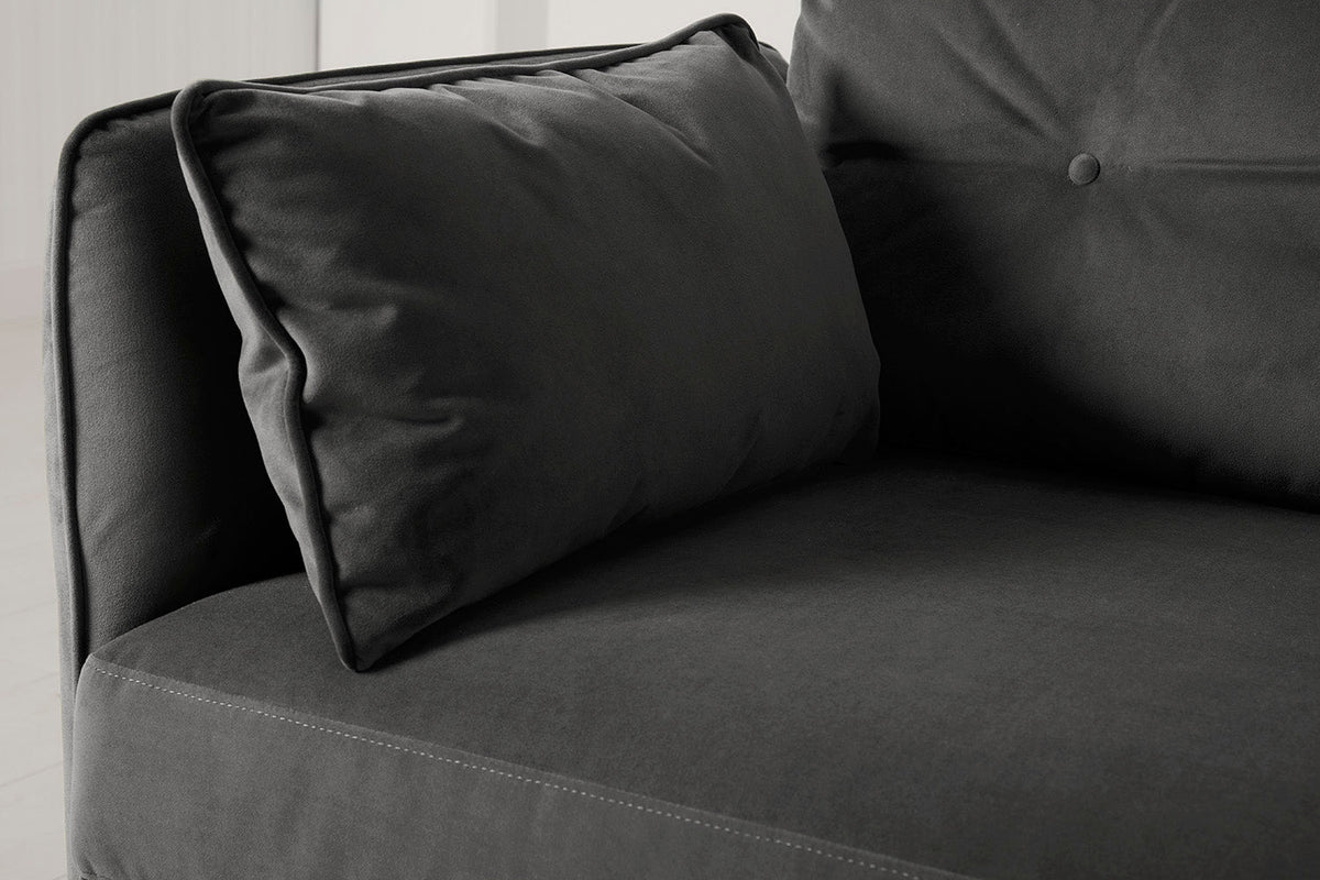 Model 19 2 Seater Sofa, Charcoal — Model 19 - Detail - Charcoal 06