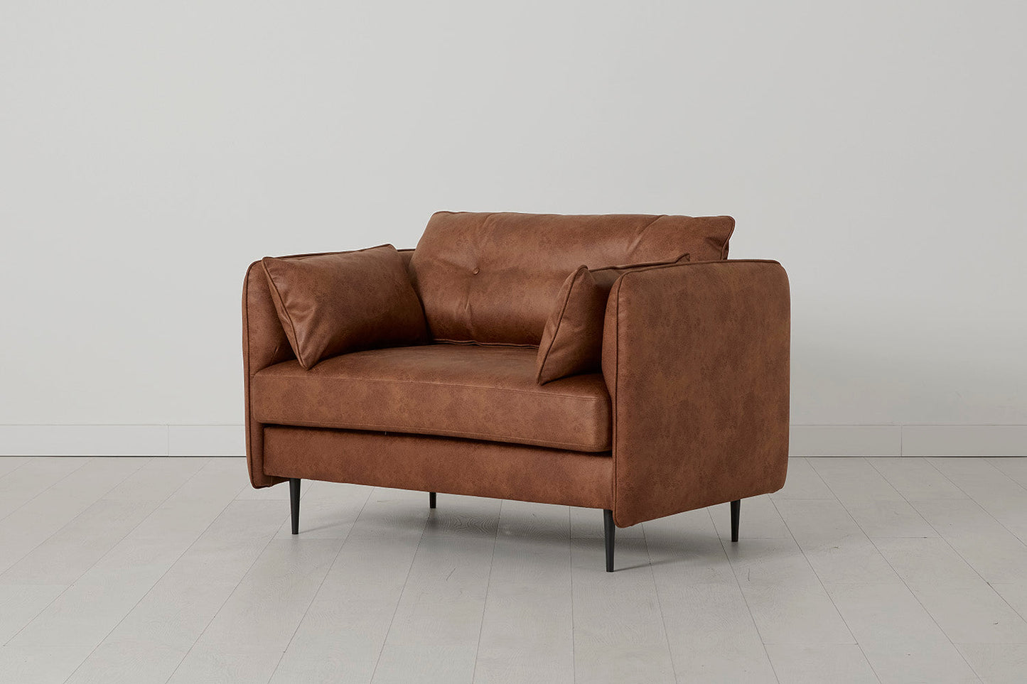 Model 19 Loveseat, Kastanienbraun