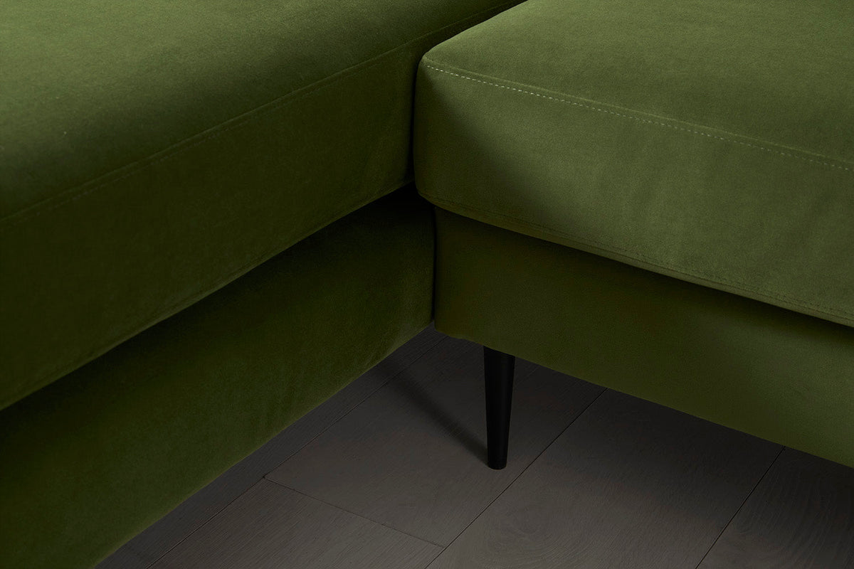 Model 19 3 Seater Left Chaise Sofa, Vine — Model 19 - Detail - Vine 01