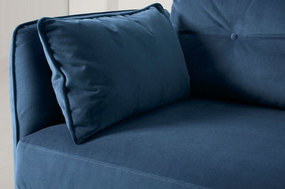 Model 19 3 Seater Right Chaise Sofa, Teal — Model 19 - Detail - Teal 06