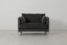 Model 19 Loveseat, Charcoal — Model 19 - Loveseat - Charcoal 01