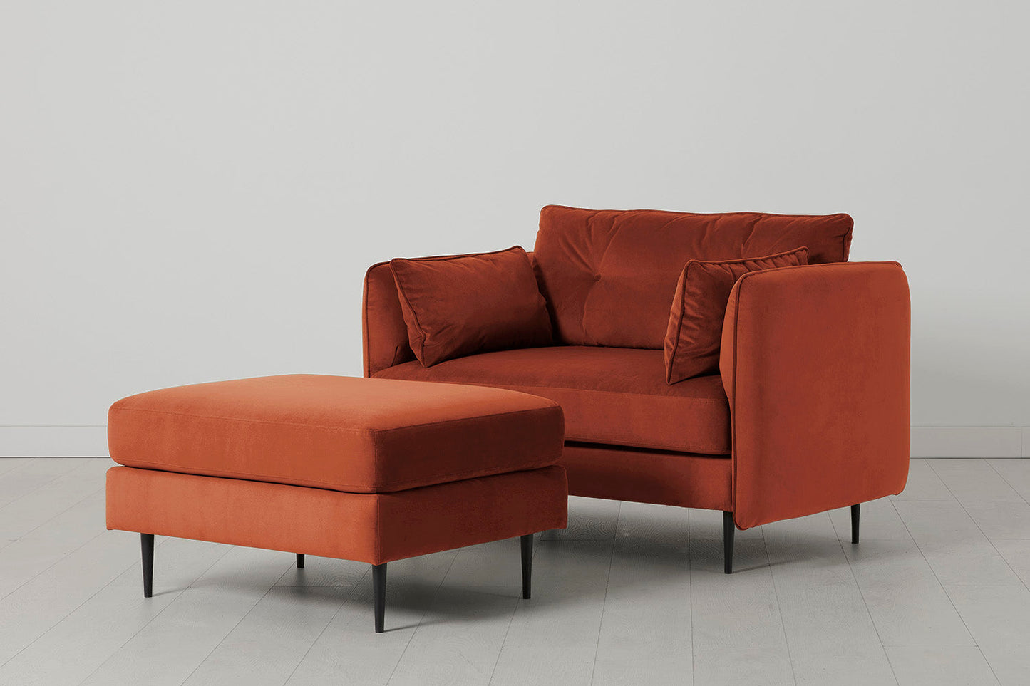 Model 19 Loveseat, Ziegelrot