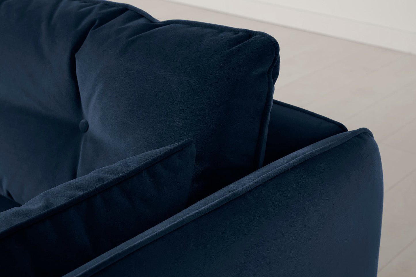 Model 19 Zweisitzer-Sofa, Indigoblau