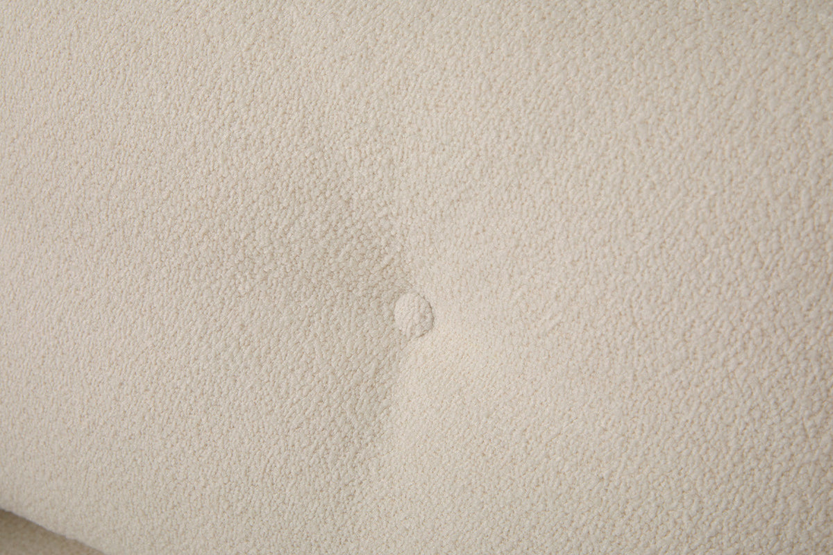 Model 19 3 Seater Right Chaise Sofa, Ivory — detail view 7