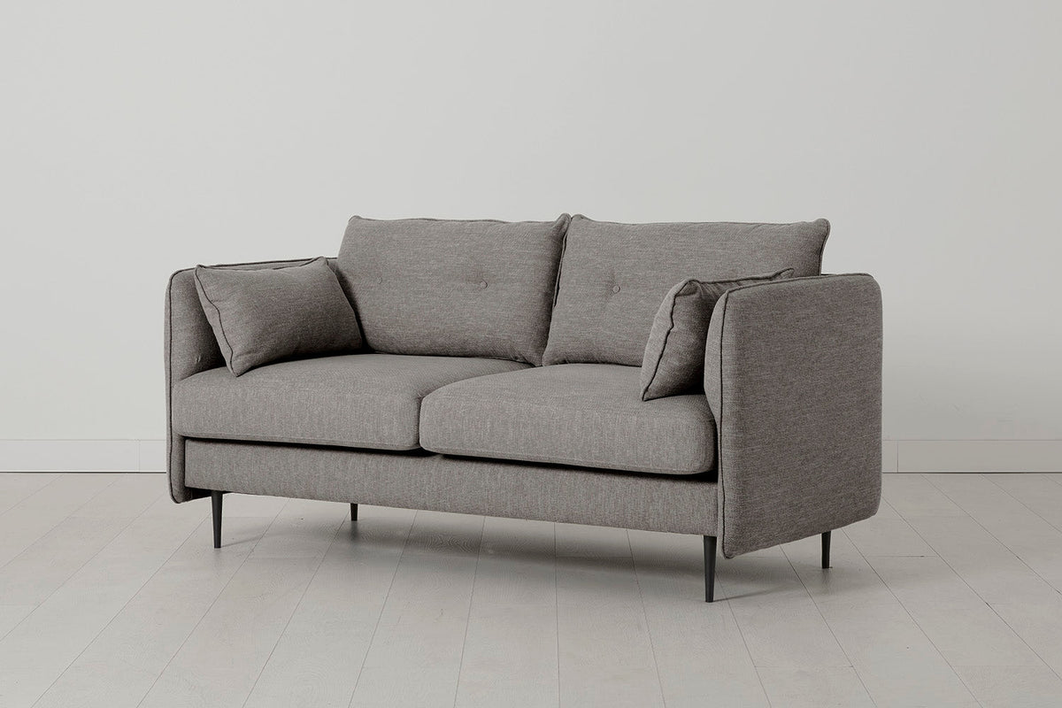 Model 19 Zweisitzer-Sofa, Schattengrau