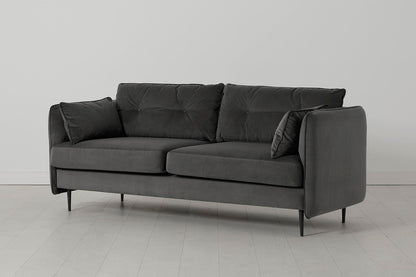 Model 19 3 Seater Sofa, Charcoal — Model 19 - 3 Seater - Charcoal 04
