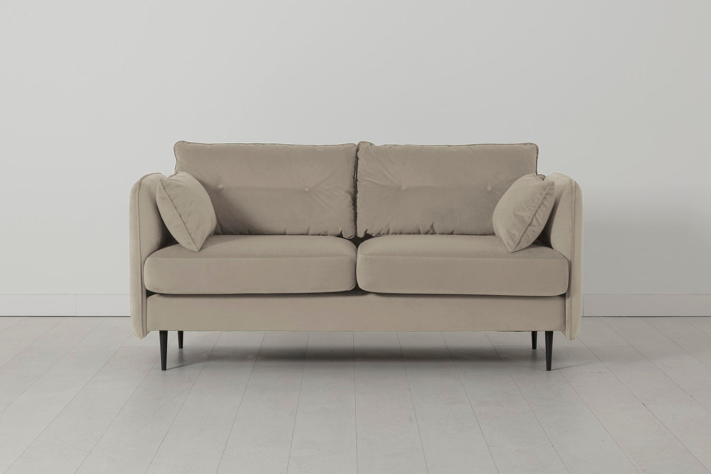 Zweisitzer-Sofa, Knochenweiß