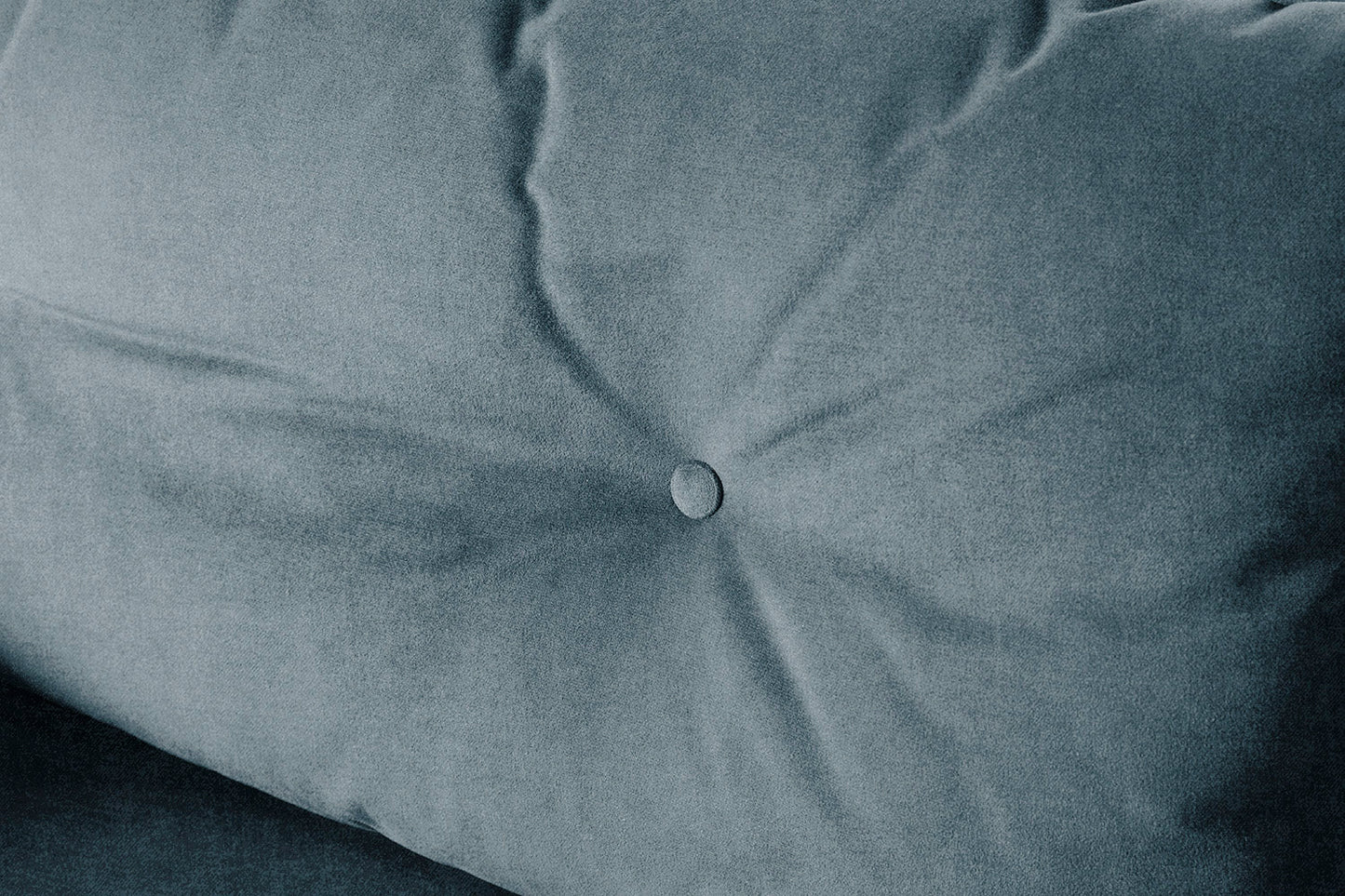 Model 19 Zweisitzer-Sofa, Wasserblau