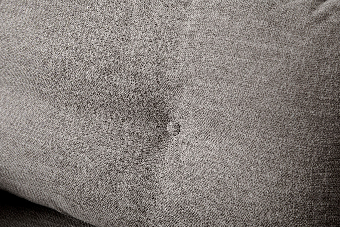Model 19 Zweisitzer-Sofa mit Polsterhocker, Schattengrau
