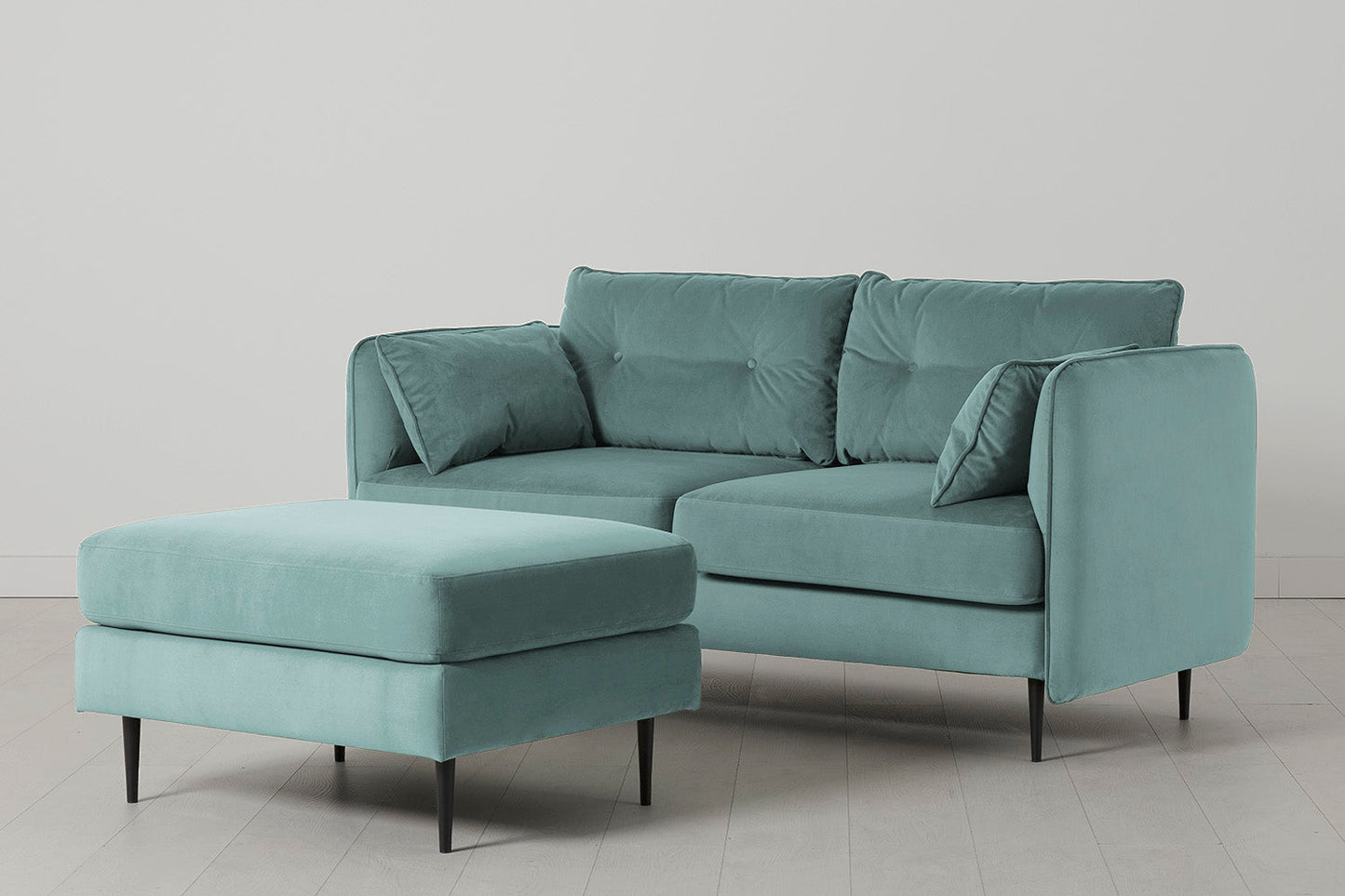 Model 19 2 seater sofa with ottoman