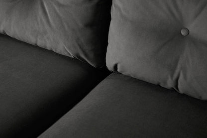 Model 19 3 Seater Right Chaise Sofa, Charcoal — Model 19 - Detail - Charcoal 08