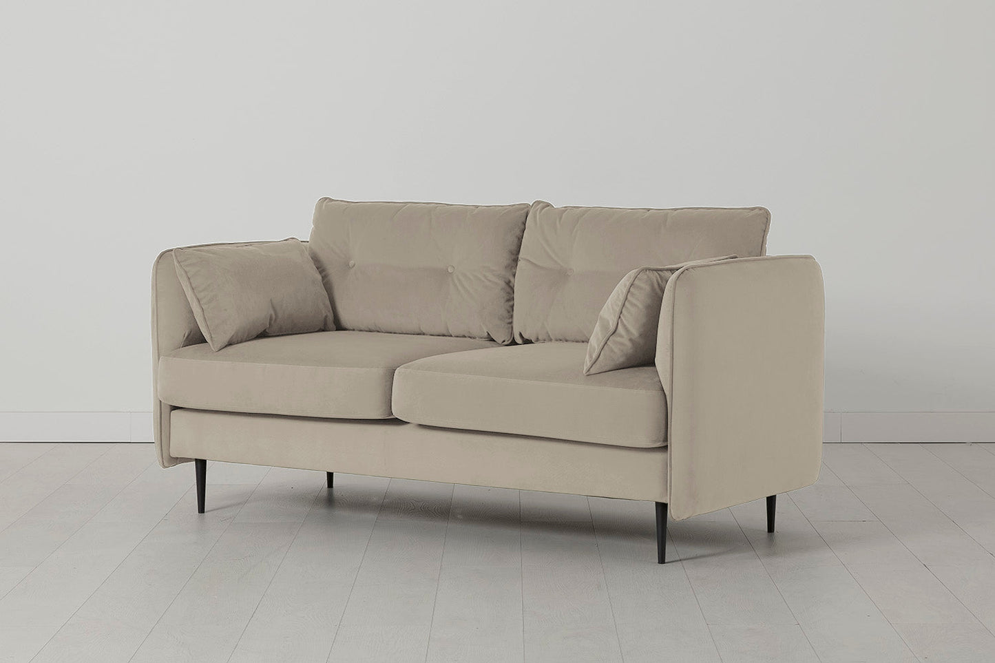 Zweisitzer-Sofa, Knochenweiß