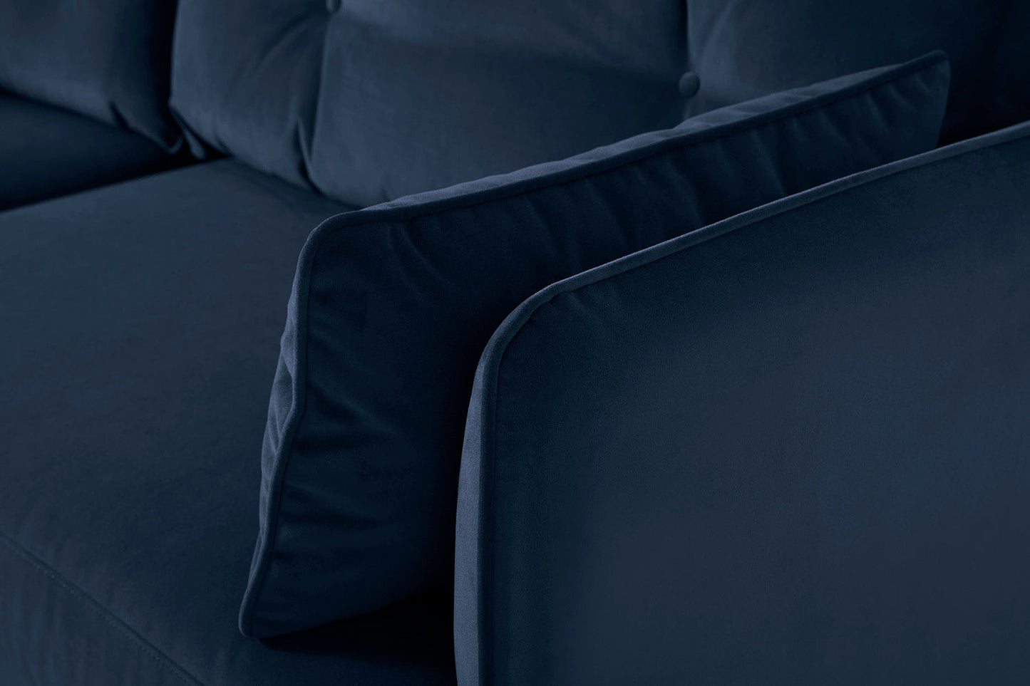 Model 19 Zweisitzer-Sofa, Indigoblau
