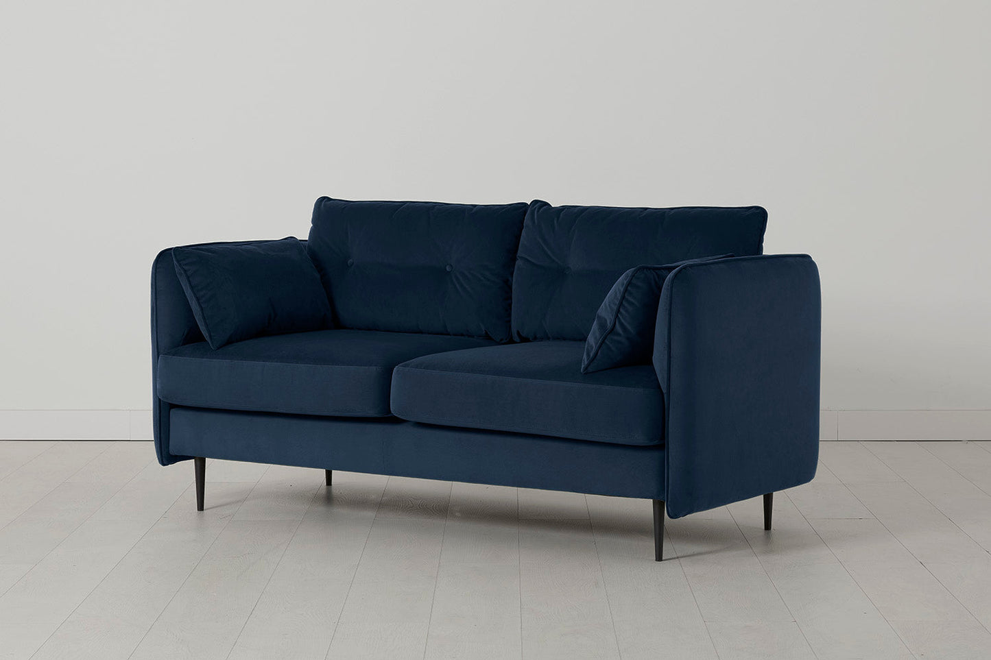 Model 19 Zweisitzer-Sofa, Indigoblau