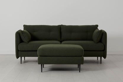 Model 19 3 Seater Sofa, Fern — Side view