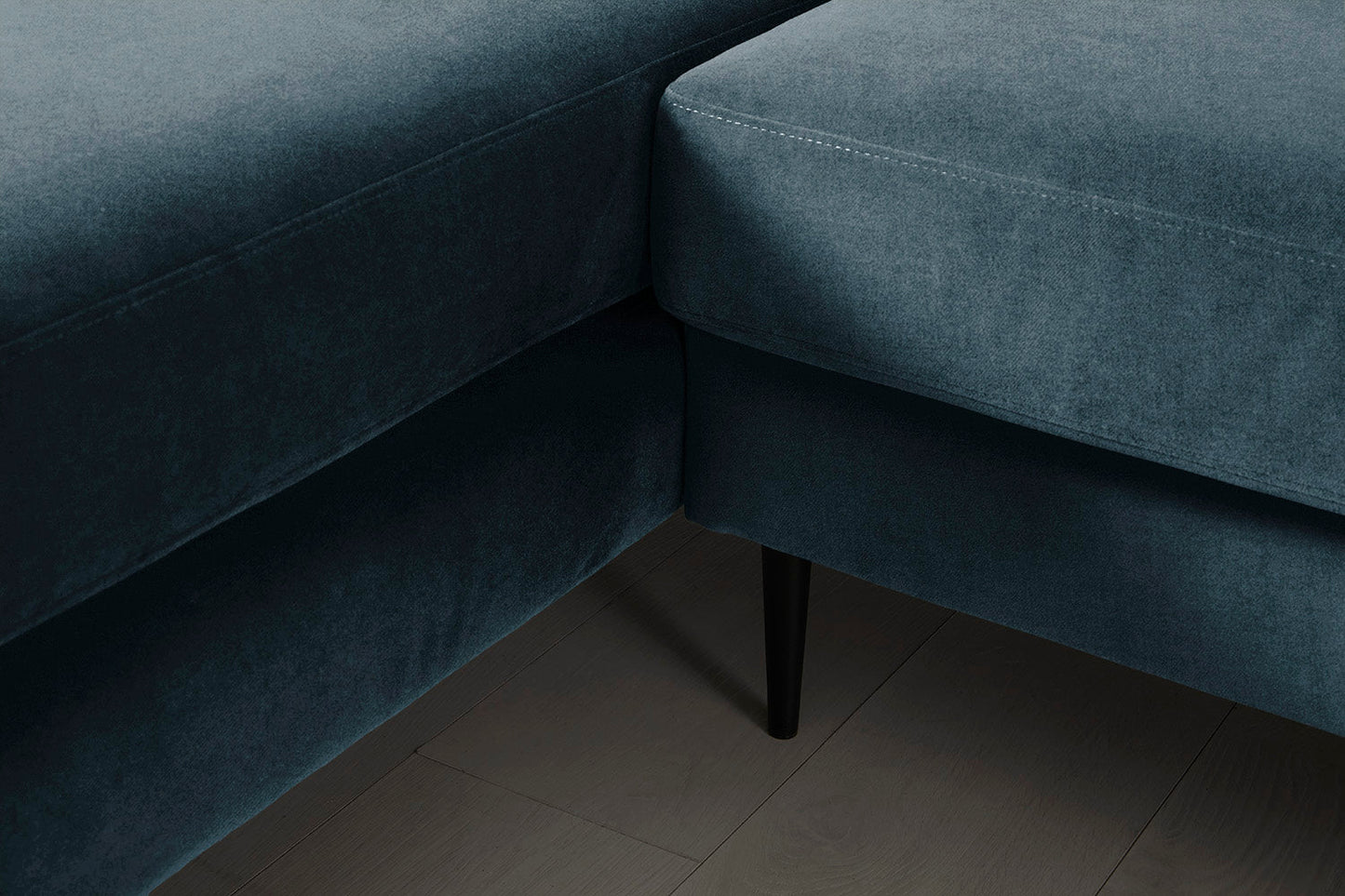 Model 19 3 Seater Left Chaise Sofa, Hydro