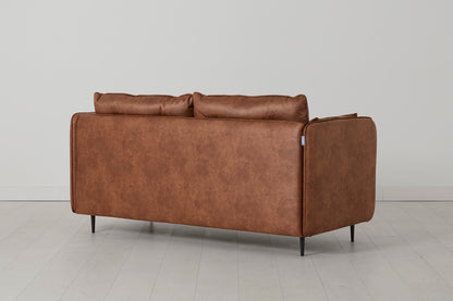 Model 19 2 Seater Sofa with Ottoman, Chestnut — Model 19 - 2 seater - Chestnut 05
