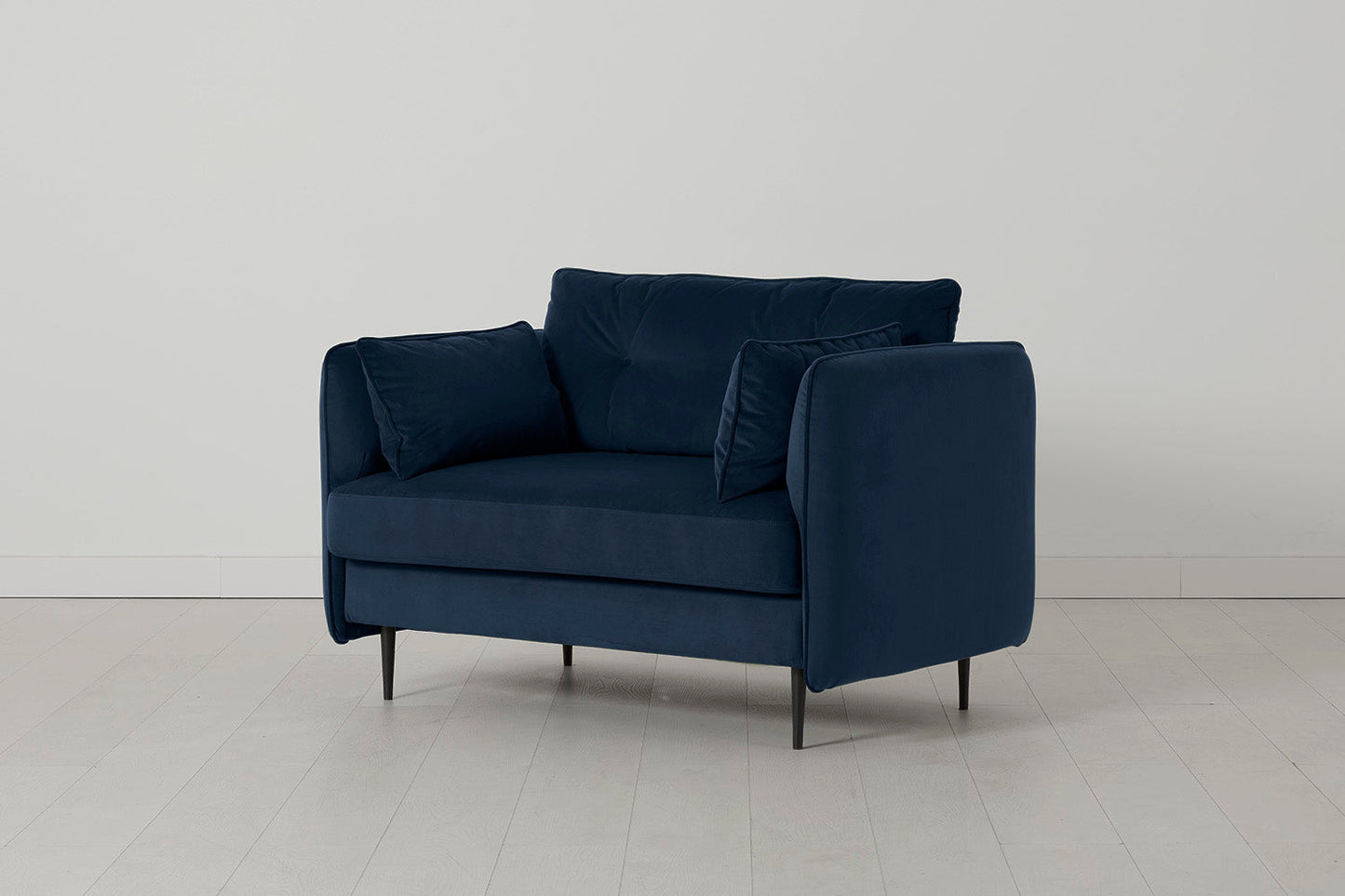 Model 19 Loveseat, Indigoblau